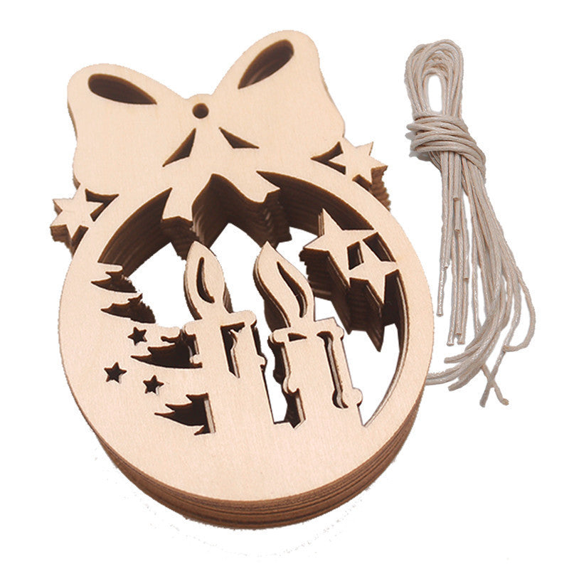 Holiday Decorations Set - Carved Angel, Candle, Tree, Elk & More, Home & Garden