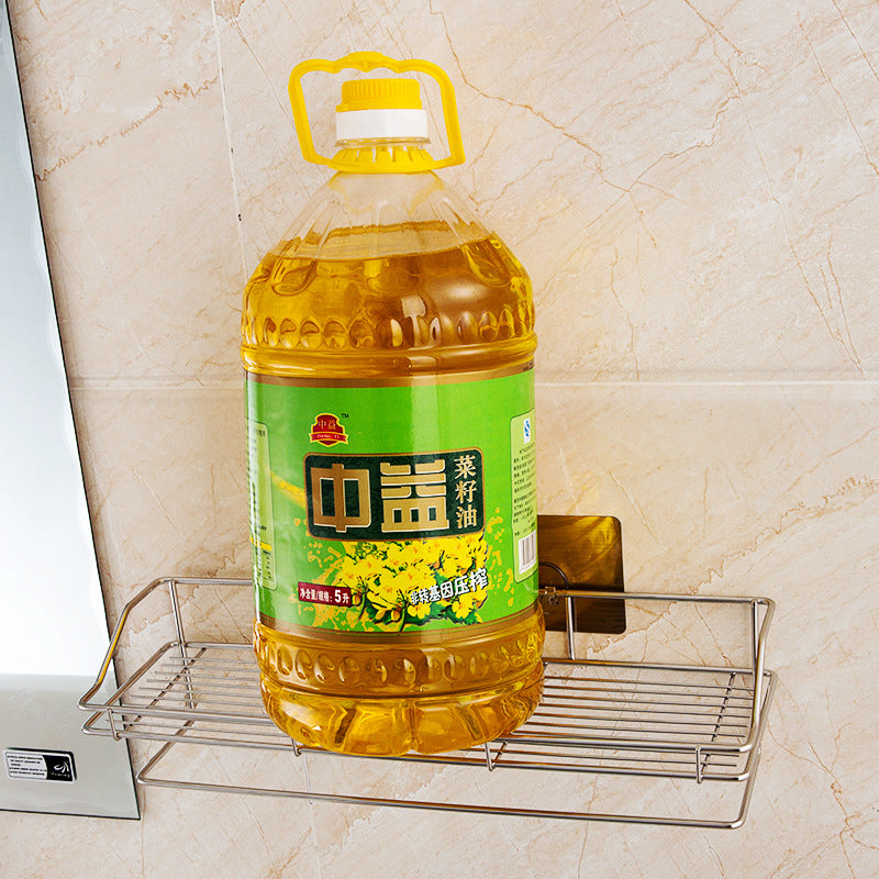 Stainless Steel Bathroom Towel Storage Rack - Wall Mounted, 10kg Load Capacity