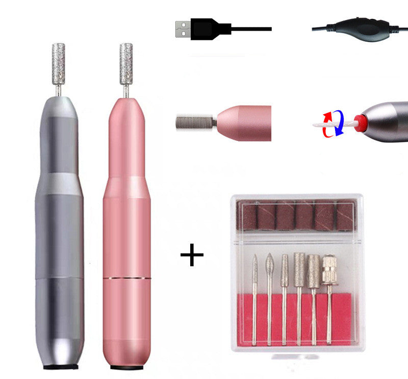 Portable Electric Nail Polisher Pen - USB Powered