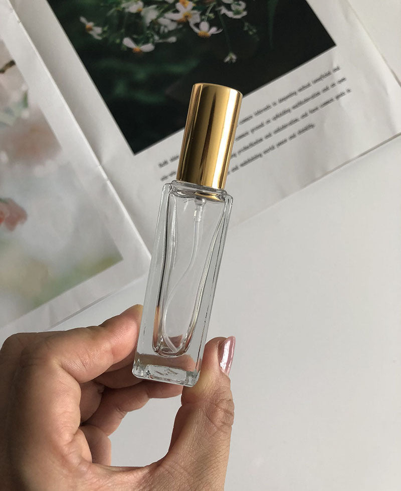 Portable Glass Perfume Spray Bottle 10ml Refillable Travel Container