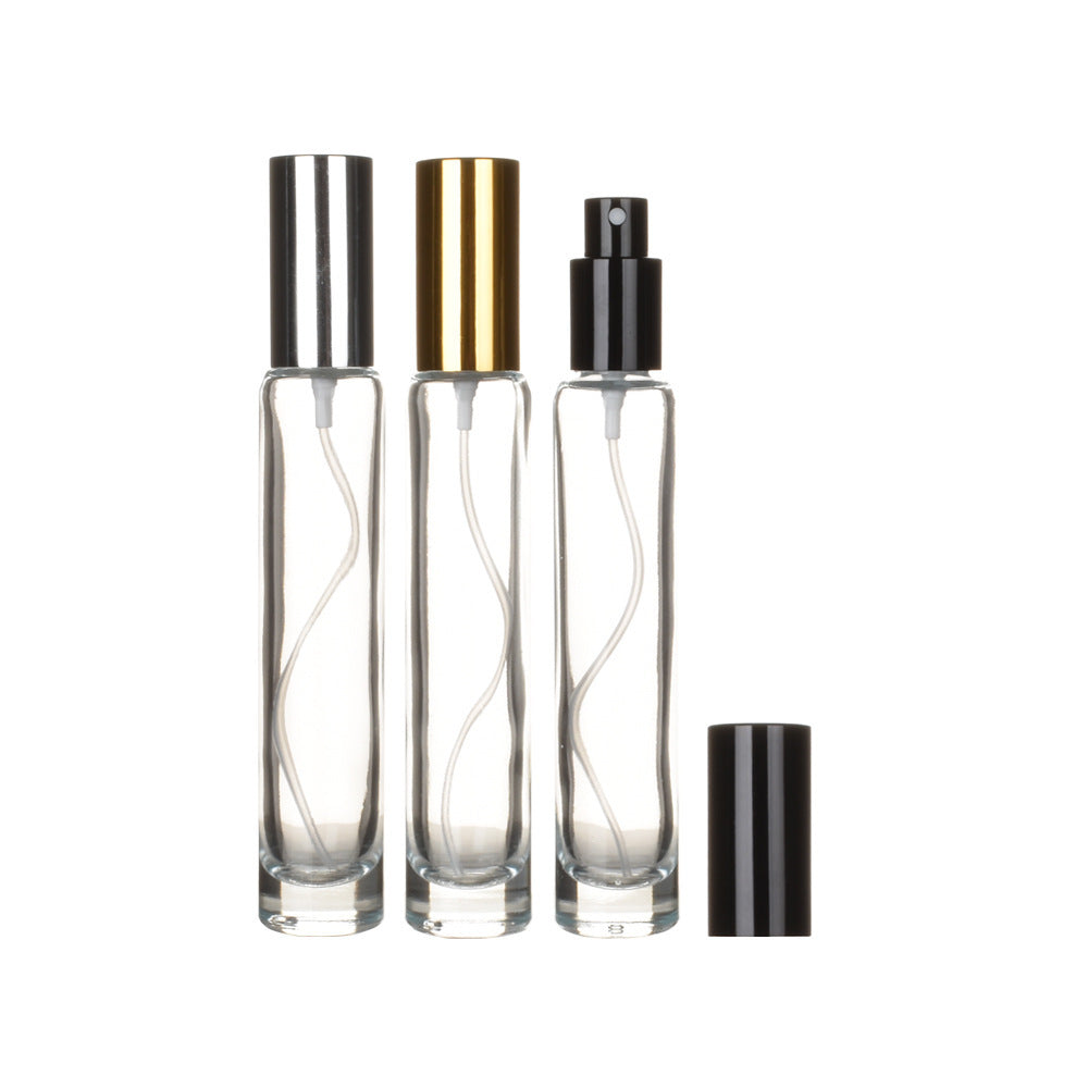 Portable Glass Perfume Spray Bottle 10ml Refillable Travel Container