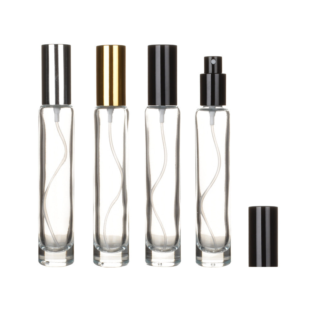 Portable Glass Perfume Spray Bottle 10ml Refillable Travel Container
