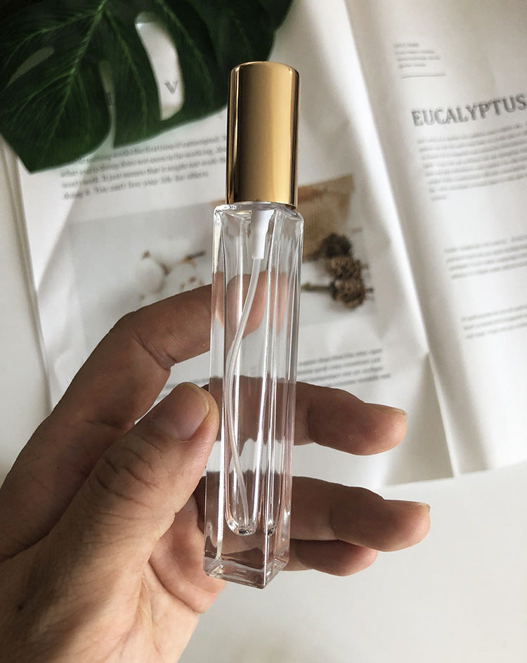 Portable Glass Perfume Spray Bottle 10ml Refillable Travel Container