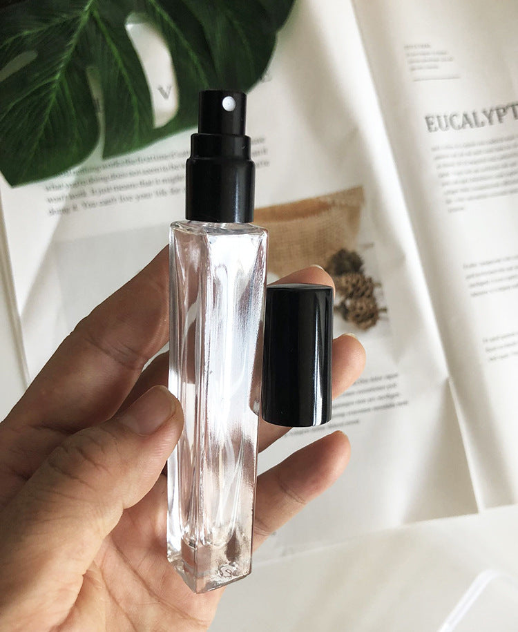 Portable Glass Perfume Spray Bottle 10ml Refillable Travel Container
