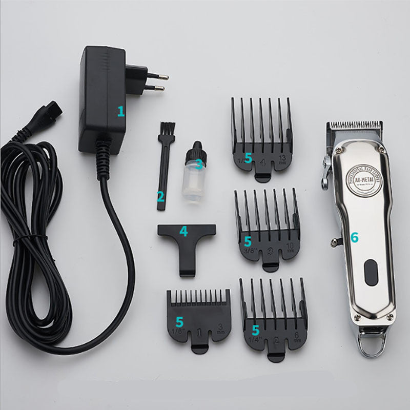 Electric Hair Clipper for Men, Full Metal Body, Professional Grooming Tool