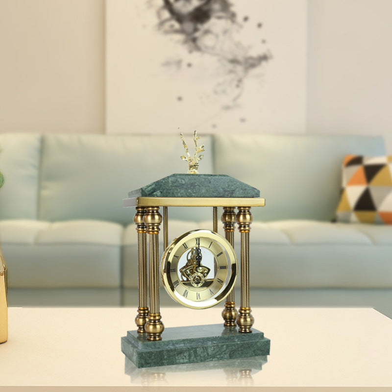 Grandfather Clock Ornaments - Classic Light Luxury Home Decor