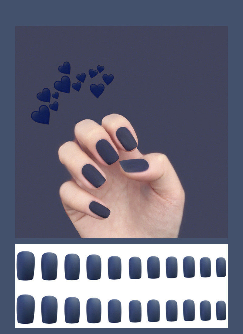 Nail Art Sticker Patches 24 Pieces - Fake Nail Wraps for Manicure, Varied Colors