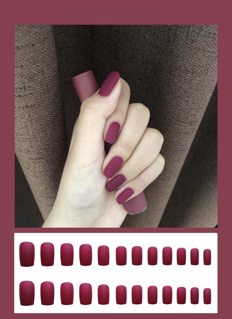 Nail Art Sticker Patches 24 Pieces - Fake Nail Wraps for Manicure, Varied Colors