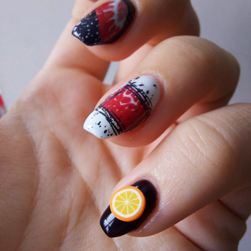 Fruit Slice Nail Art Stickers DIY Material for Manicure Decor