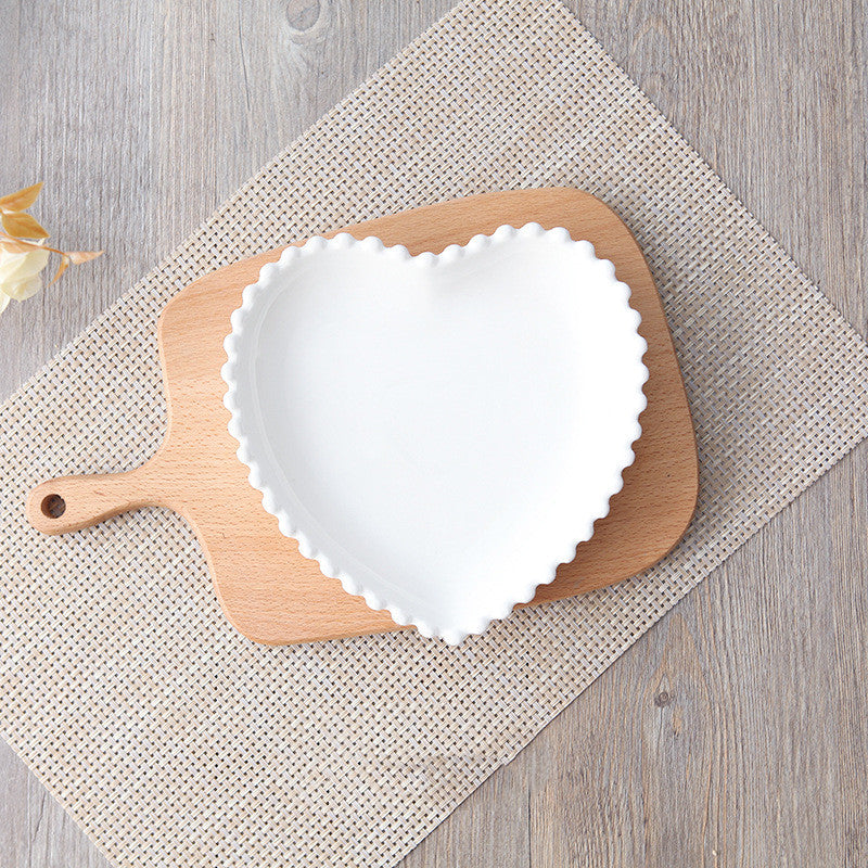 Creative Ceramic Bowl & Plate Set | Irregular Shape Kitchen Dinnerware