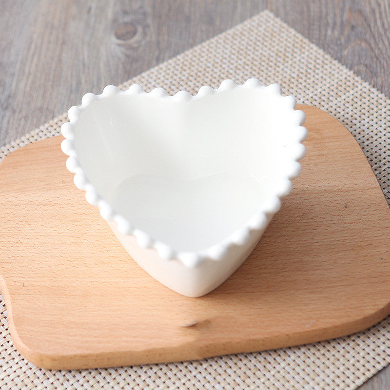 Creative Ceramic Bowl & Plate Set | Irregular Shape Kitchen Dinnerware