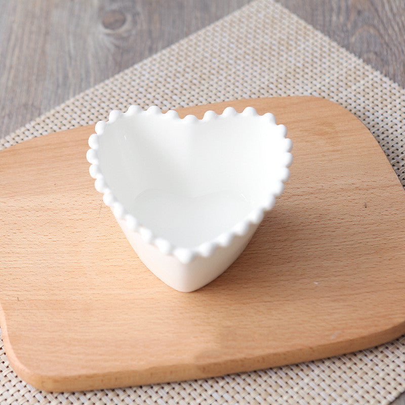 Creative Ceramic Bowl & Plate Set | Irregular Shape Kitchen Dinnerware