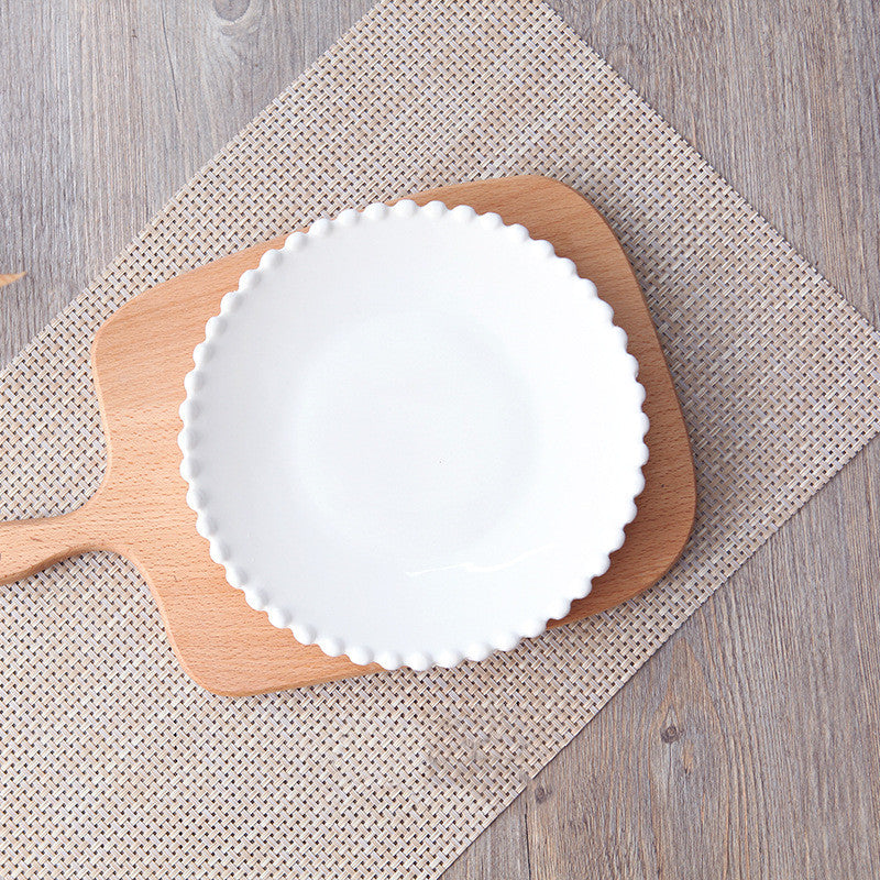Creative Ceramic Bowl & Plate Set | Irregular Shape Kitchen Dinnerware