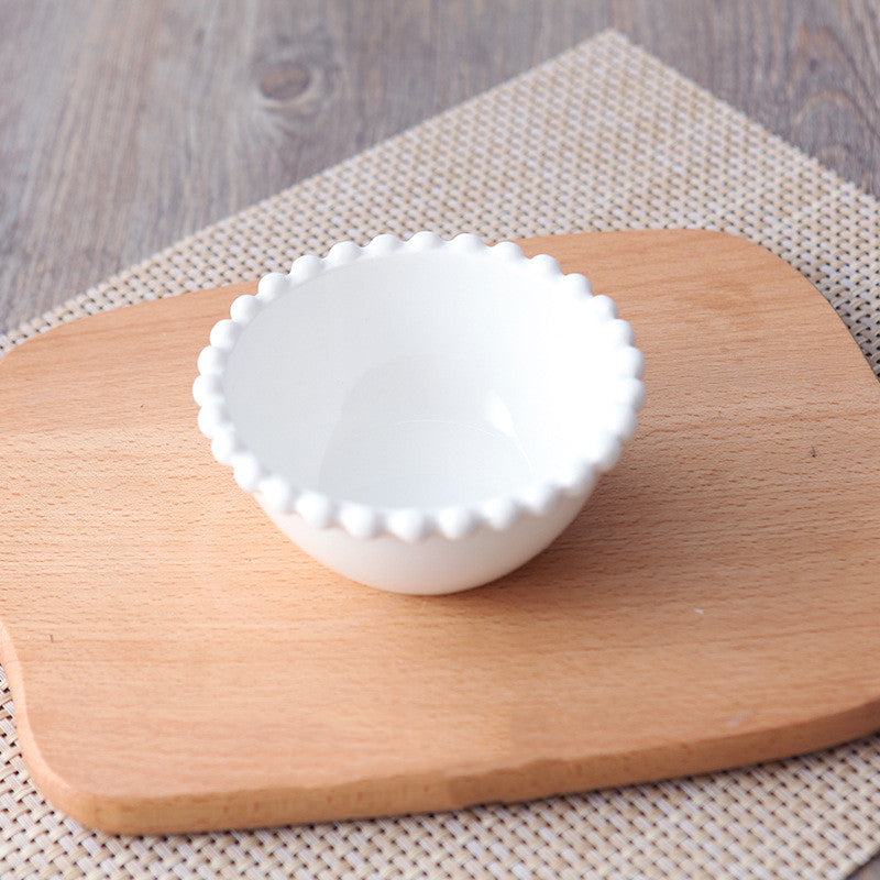 Creative Ceramic Bowl & Plate Set | Irregular Shape Kitchen Dinnerware