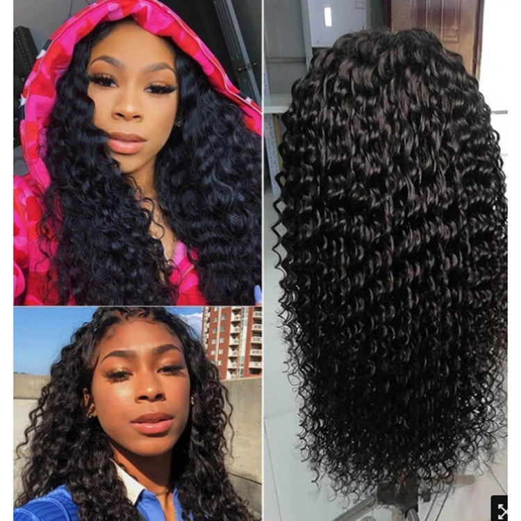 10 inch Small Curly Long Human Hair Rolls - Black