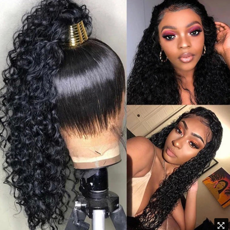 10 inch Small Curly Long Human Hair Rolls - Black
