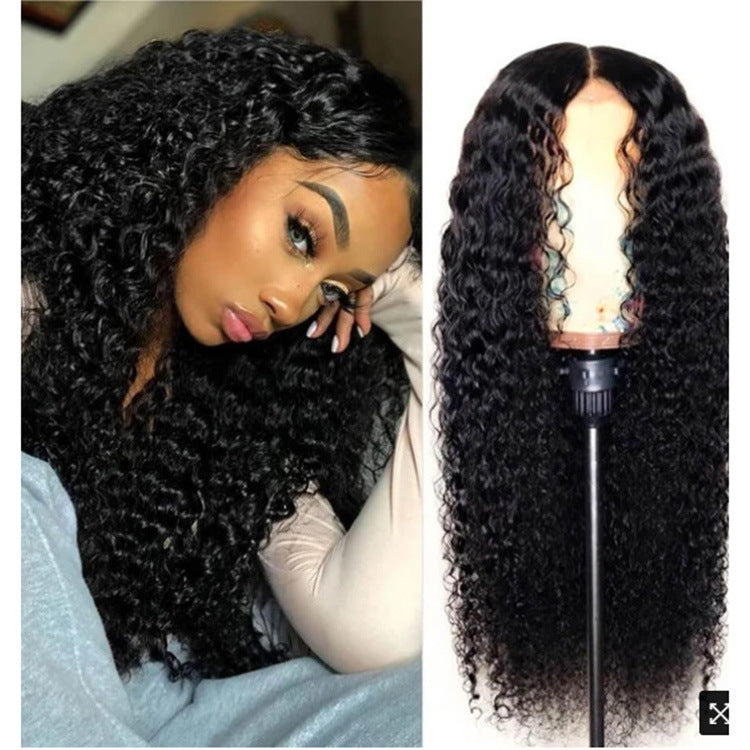 10 inch Small Curly Long Human Hair Rolls - Black