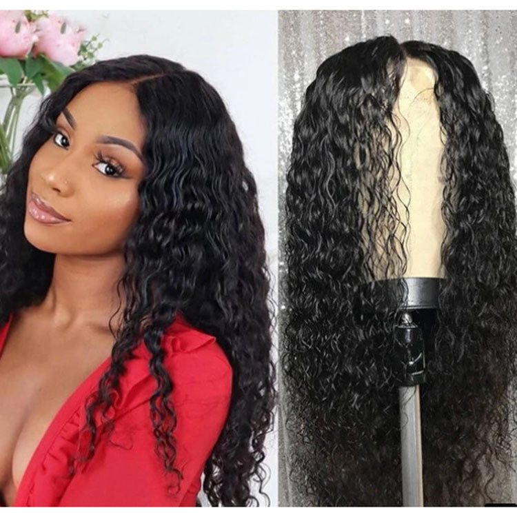 10 inch Small Curly Long Human Hair Rolls - Black