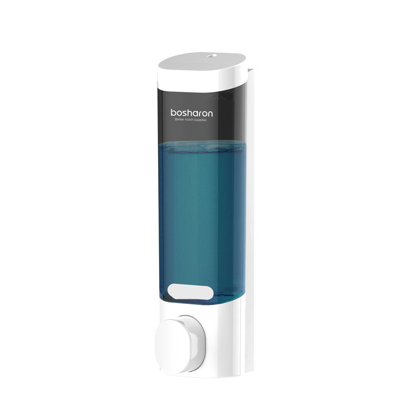 Wall-Mounted Hand Soap Dispenser and Sanitizer Bottle Holder for Bathroom