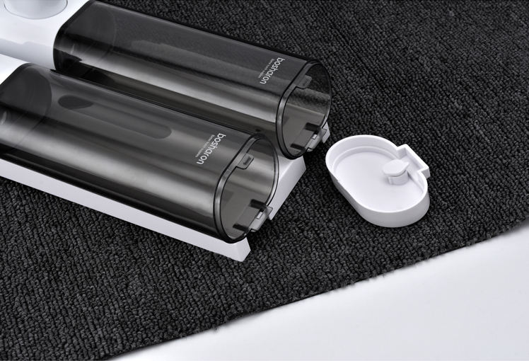 Wall-Mounted Hand Soap Dispenser and Sanitizer Bottle Holder for Bathroom