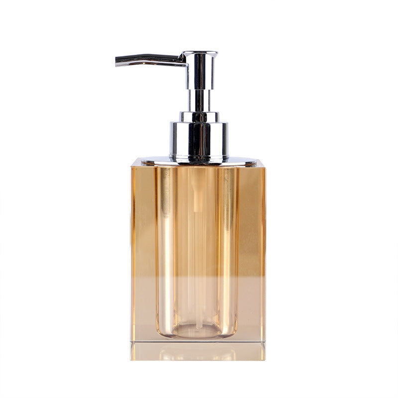 European Style Crystal Hand Soap Dispenser Bottle for Bathroom & Home
