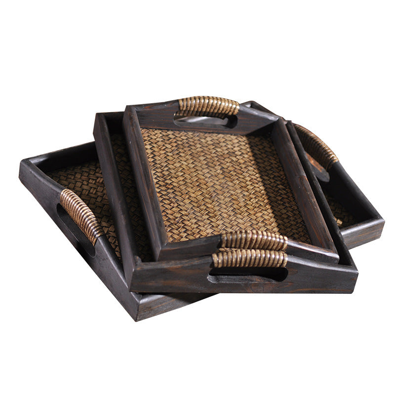 Wooden Handicraft Beauty Salon Tray for Organizing Supplies