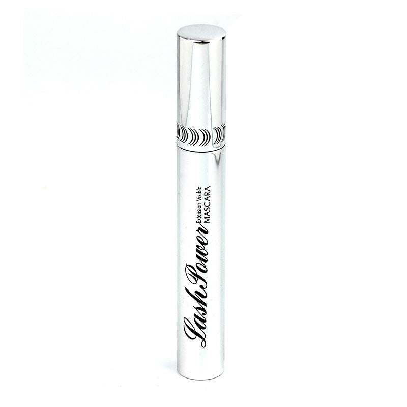 Waterproof Black Mascara with Long-Lasting Volume and Precise Brush - Bright Silver Tube