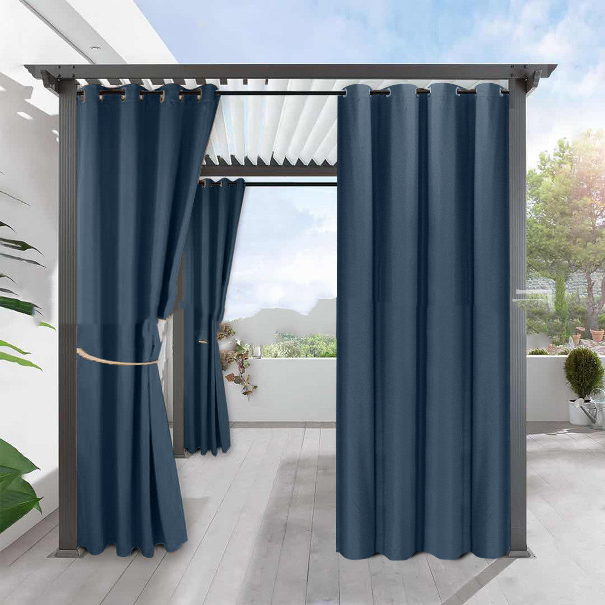 Blackout Waterproof Window Curtain - Heat Insulation & Sunblock, Home & Garden