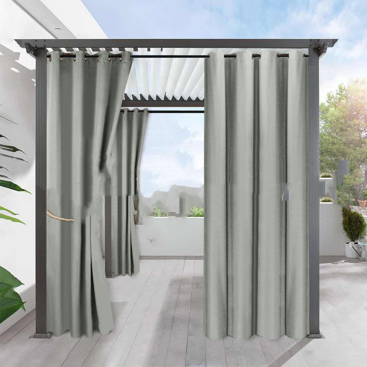 Blackout Waterproof Window Curtain - Heat Insulation & Sunblock, Home & Garden