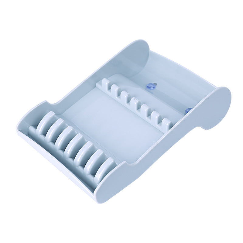 Hair Scissor Storage Box Display Rack with Non-Slip Fixed Holder for Haircut Tools