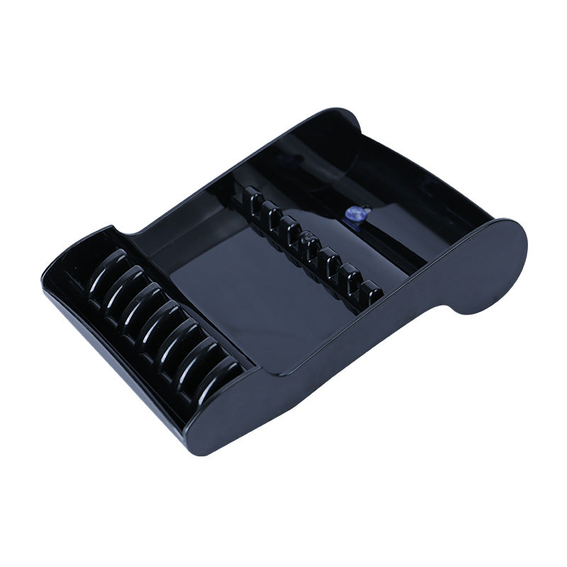 Hair Scissor Storage Box Display Rack with Non-Slip Fixed Holder for Haircut Tools