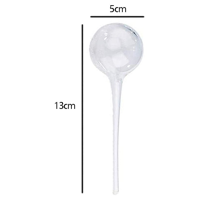 Hand Blown Glass Self-Watering Plant Irrigation Bulb Set - Decorative Spherical Watering Devices