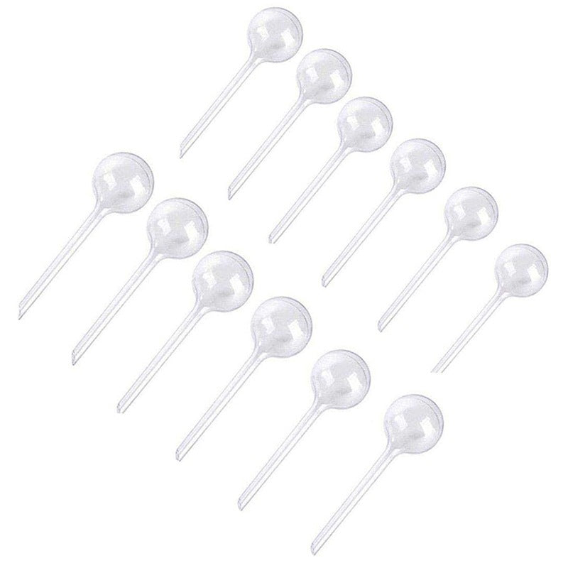 Hand Blown Glass Self-Watering Plant Irrigation Bulb Set - Decorative Spherical Watering Devices