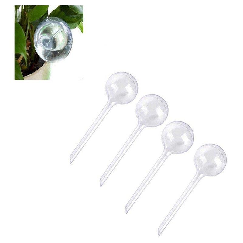 Hand Blown Glass Self-Watering Plant Irrigation Bulb Set - Decorative Spherical Watering Devices