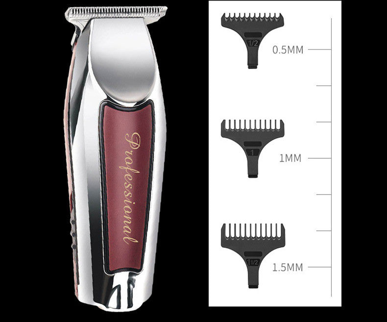 Professional Hair Clippers - Stainless Steel Blade, USB Rechargeable