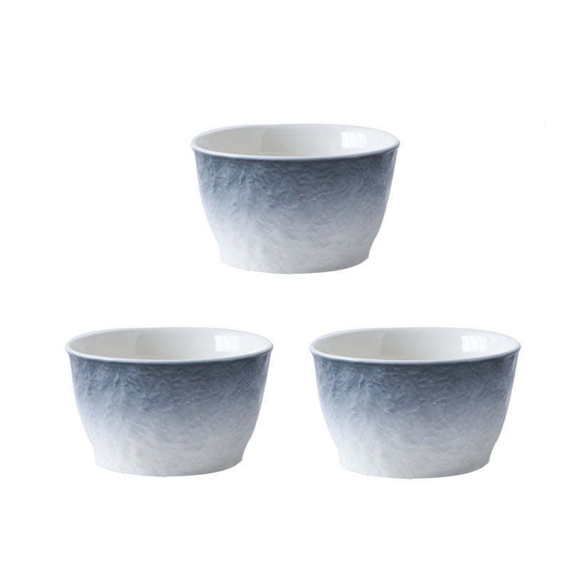 Porcelain Soup & Rice Bowl Set - Multi-Color Household Dinnerware