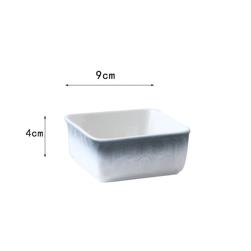 Porcelain Soup & Rice Bowl Set - Multi-Color Household Dinnerware
