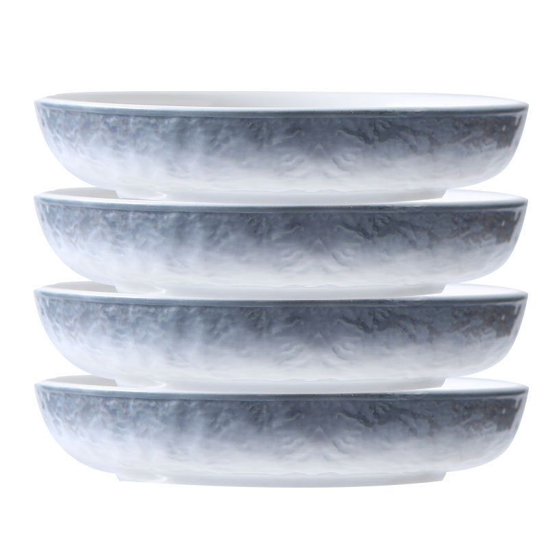 Porcelain Soup & Rice Bowl Set - Multi-Color Household Dinnerware