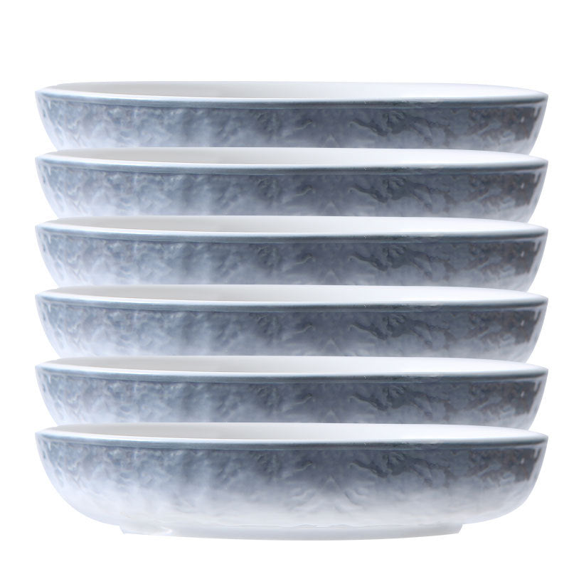 Porcelain Soup & Rice Bowl Set - Multi-Color Household Dinnerware