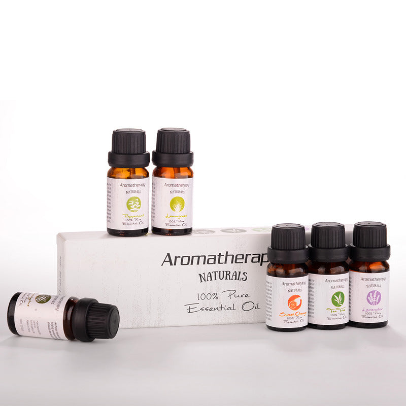 Aromatherapy Essential Oil Set - 6 Bottles