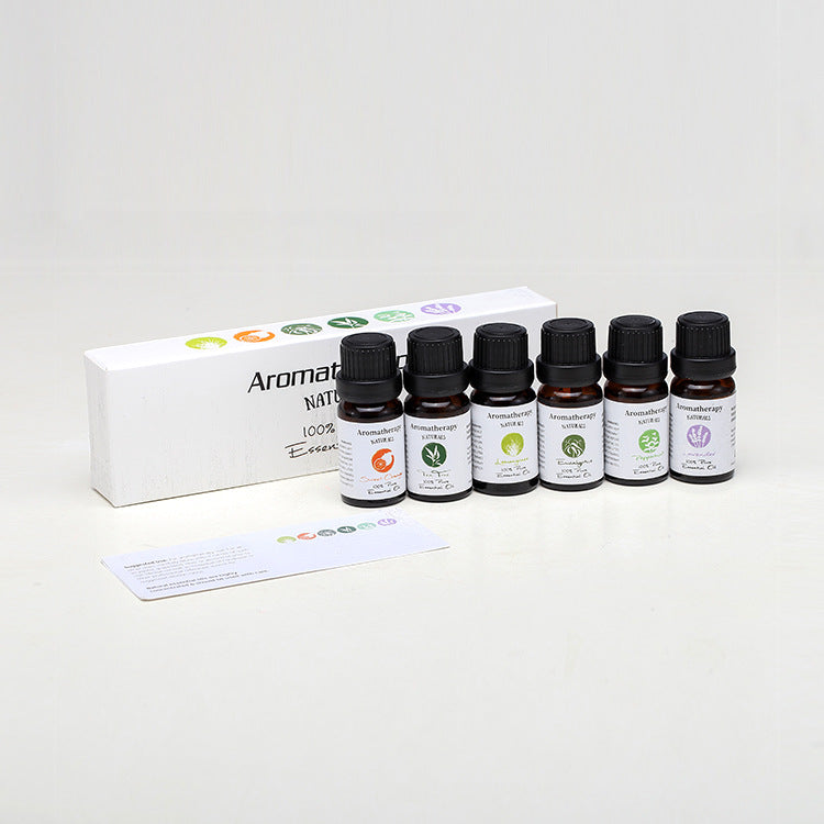 Aromatherapy Essential Oil Set - 6 Bottles
