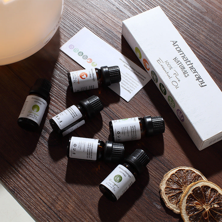 Aromatherapy Essential Oil Set - 6 Bottles