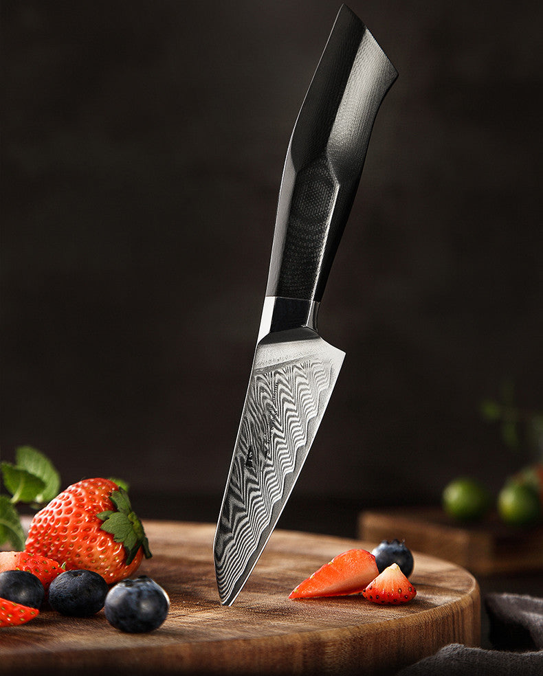 Damascus Steel 3.5 Inch Fruit Knife for Kitchen & Fruit Cutting