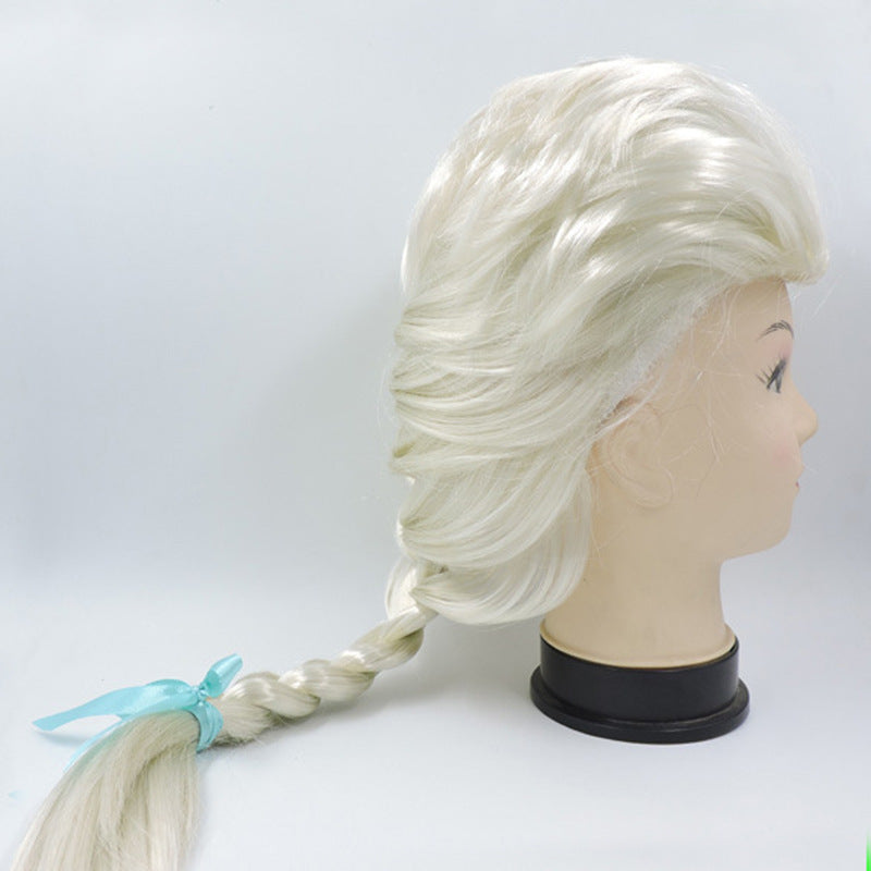 Halloween Masquerade Headdress Wave Synthetic Wig for Costume