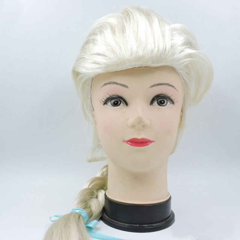 Halloween Masquerade Headdress Wave Synthetic Wig for Costume