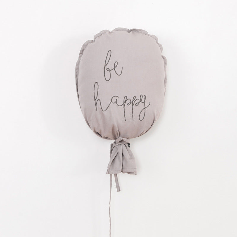 Children's Princess Room Wall Decoration Pillow - Balloon-Shaped Cartoon Cushion