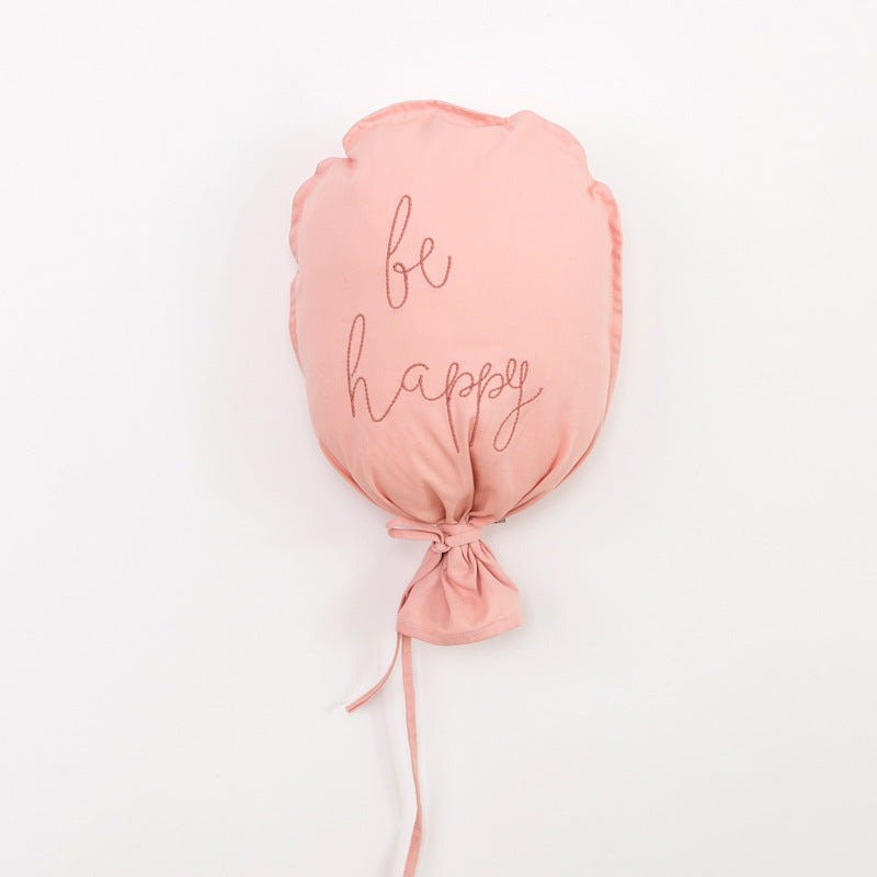 Children's Princess Room Wall Decoration Pillow - Balloon-Shaped Cartoon Cushion