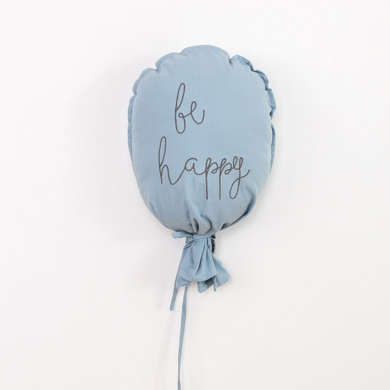 Children's Princess Room Wall Decoration Pillow - Balloon-Shaped Cartoon Cushion