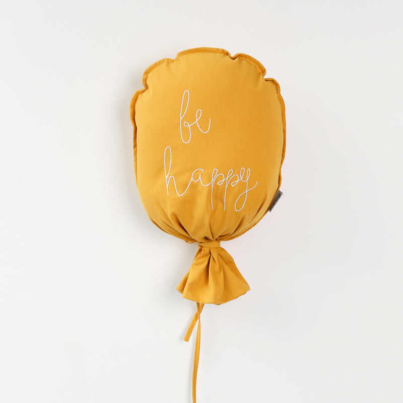 Children's Princess Room Wall Decoration Pillow - Balloon-Shaped Cartoon Cushion