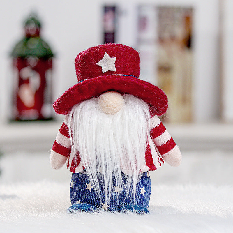 Faceless Doll Show Window Props with Hooded Design - Festive Party Decor